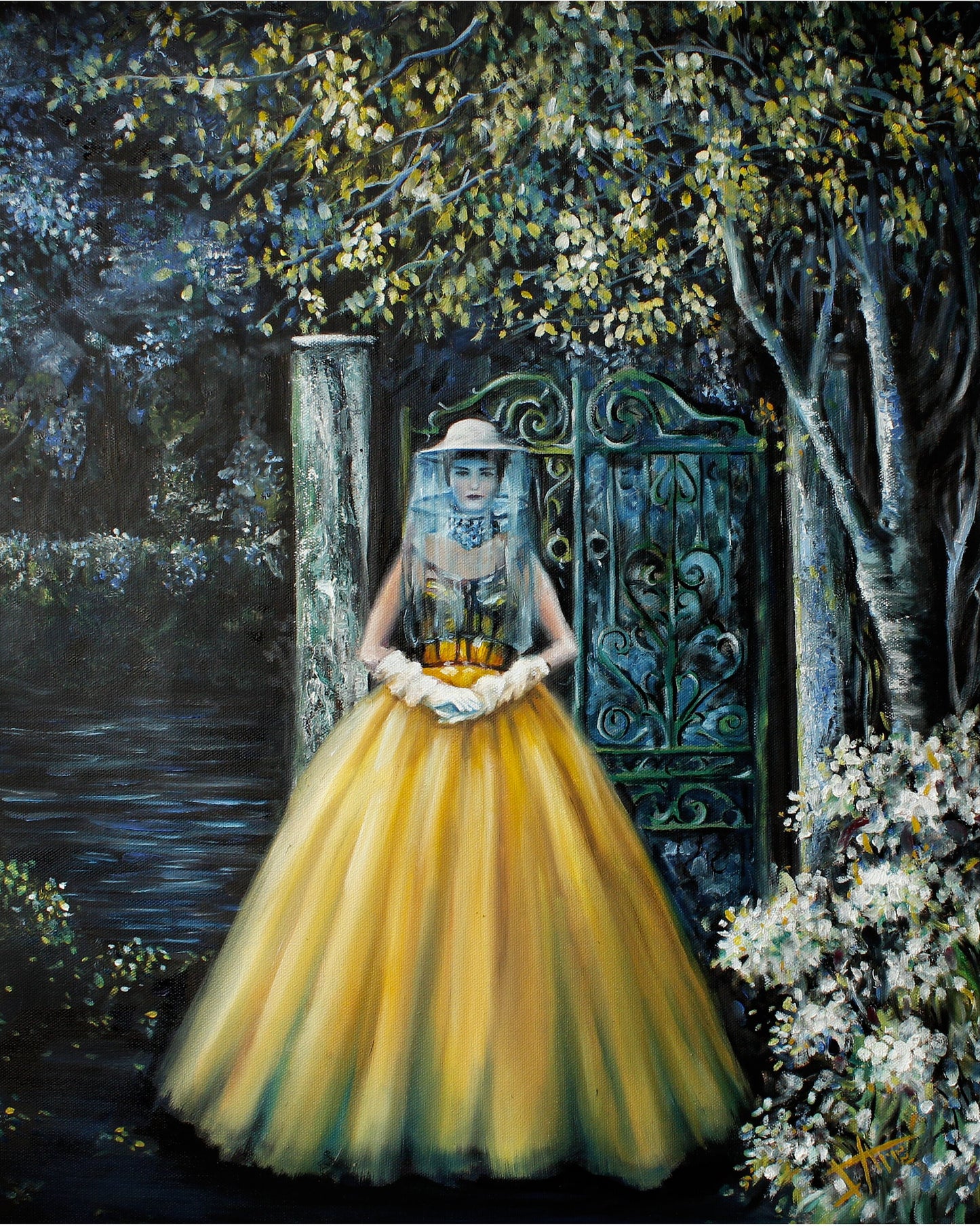 Queen bee art print "The BeeKeeper" Women Empowerment art print