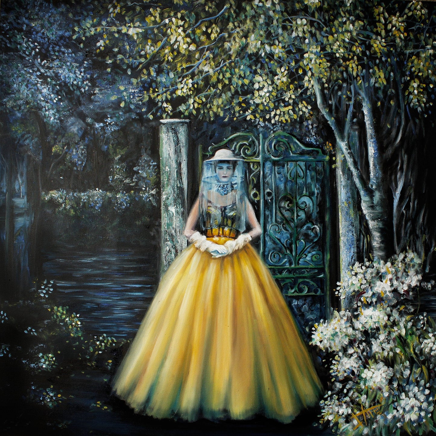 Queen bee art print "The BeeKeeper" Women Empowerment art print