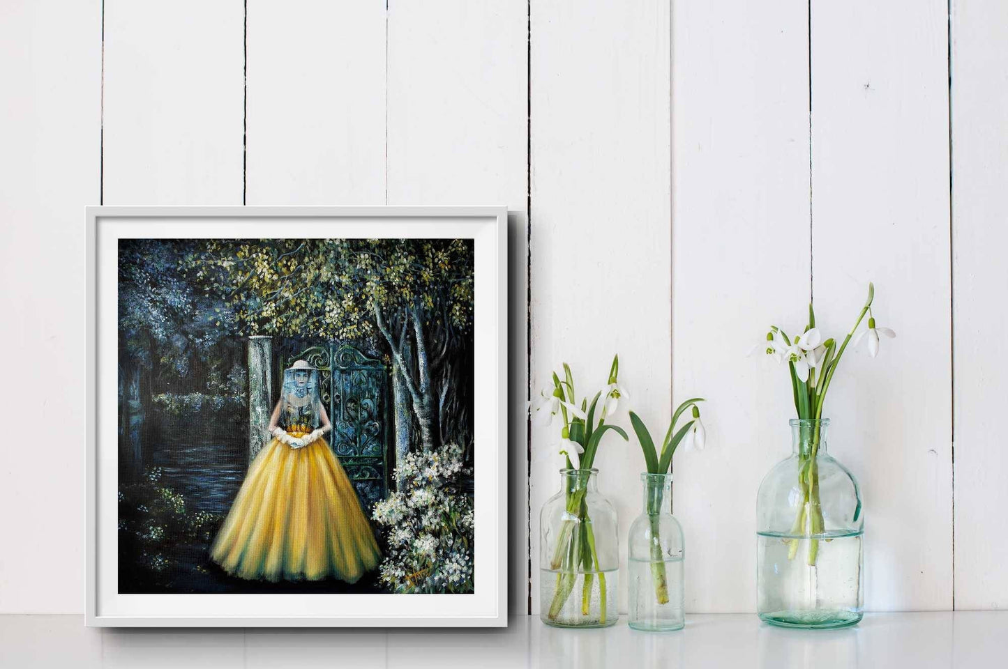 Queen bee art print "The BeeKeeper" Women Empowerment art print