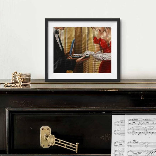 Digital Prints of Pretty woman Art print | couple love art by SamArtisan