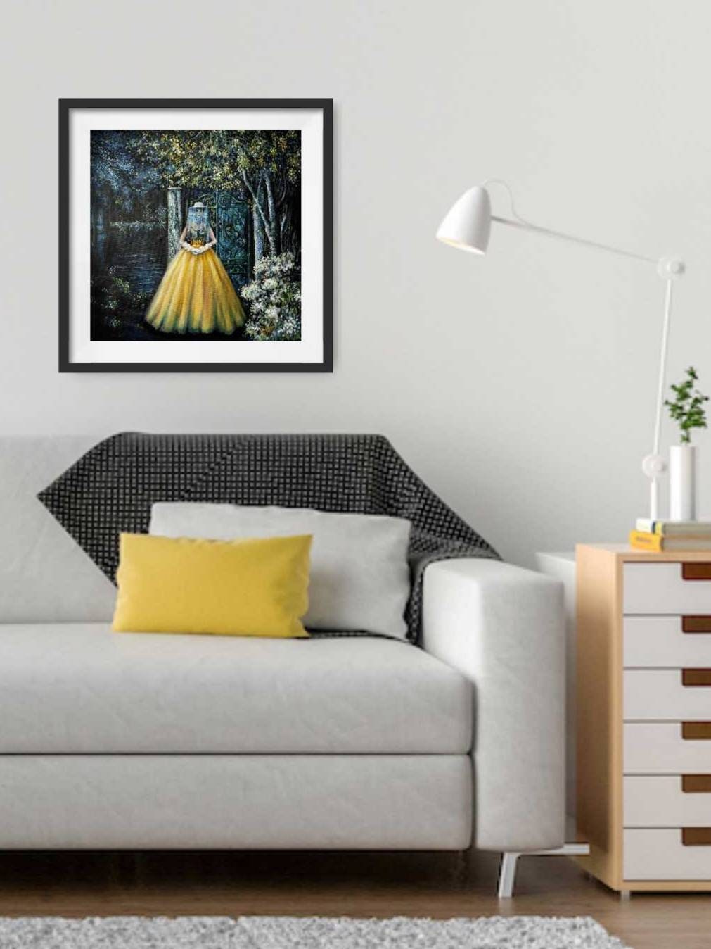 Queen bee art print "The BeeKeeper" Women Empowerment art print