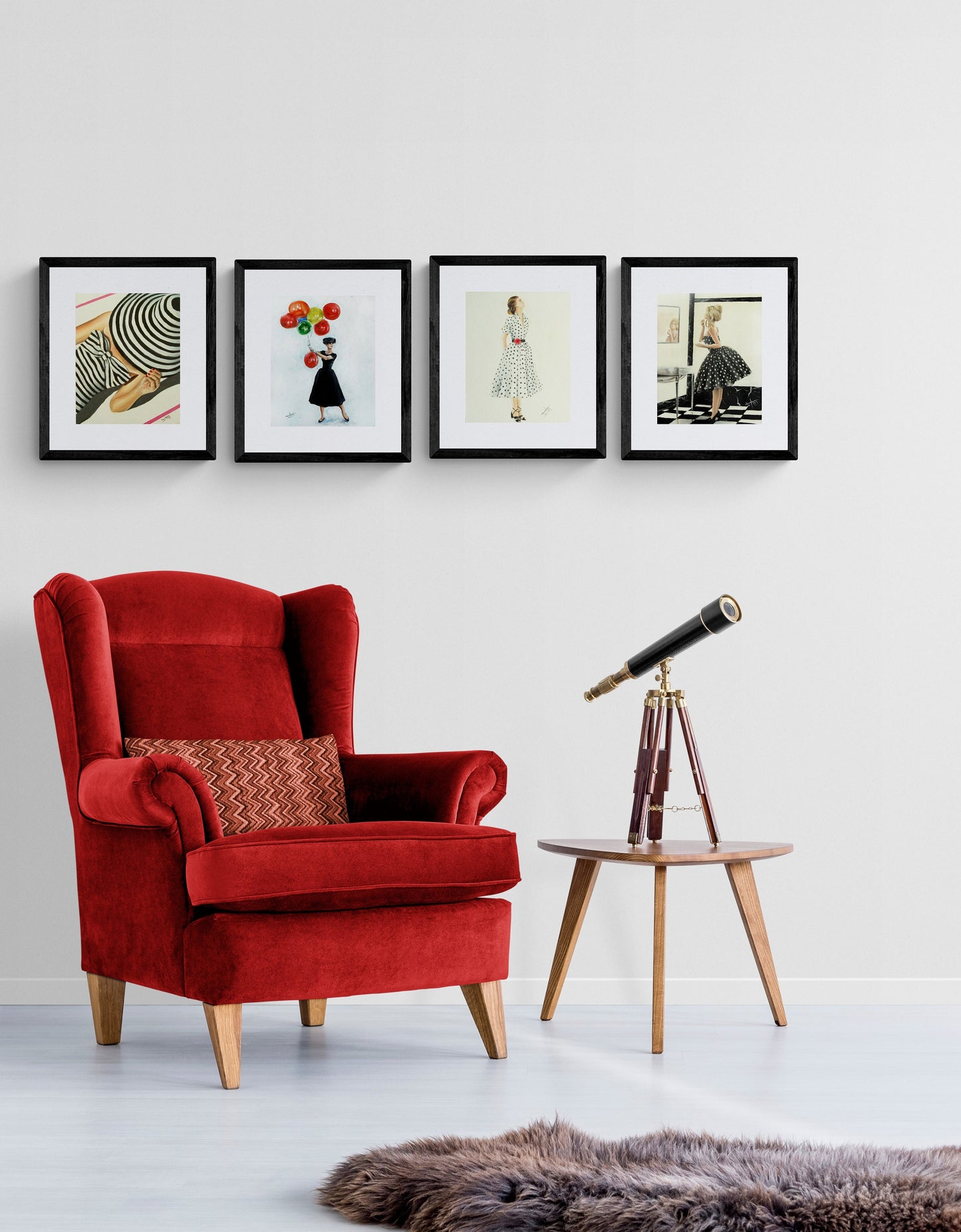black and white gallery wall art prints ,vintage art print , Brigitte Bardot and Audrey Hepburn and retro art print