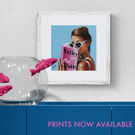 Digital Prints of Retro portrait -art print - Valley of the dolls novel by SamArtisan