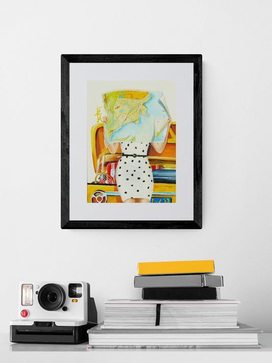 Digital Prints of Vintage travel art print by SamArtisan
