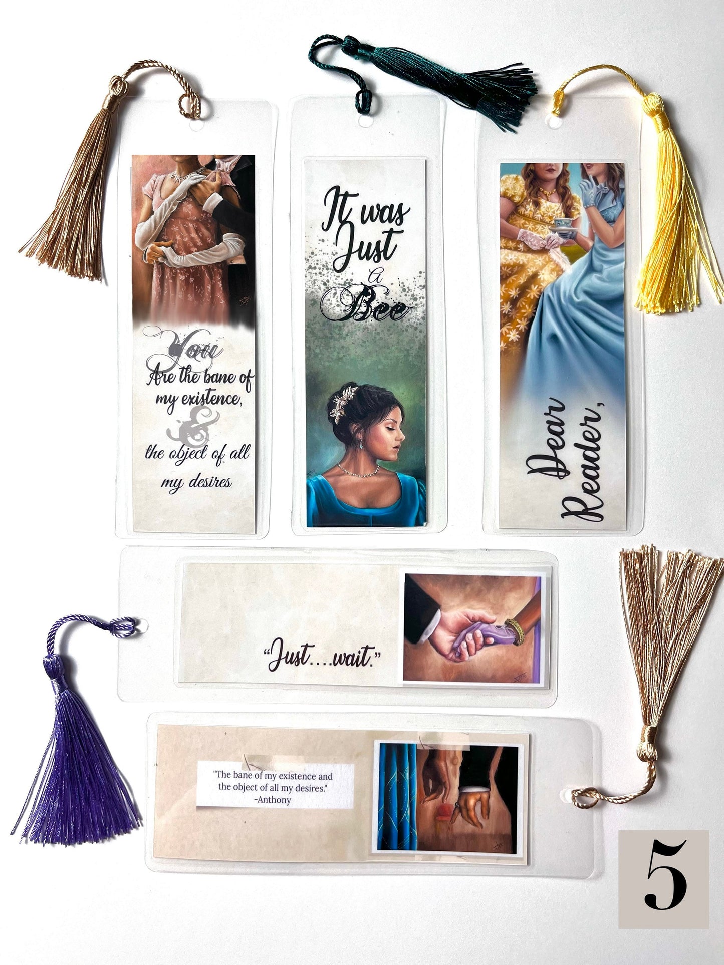 Bridgerton Bookmarks |Royal core art|Bookworm gift