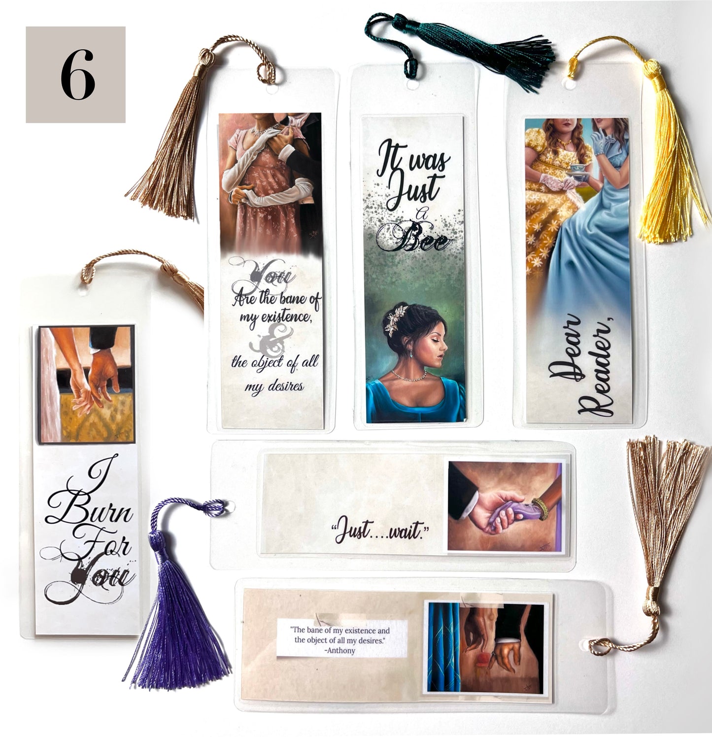 Bridgerton Bookmarks |Royal core art|Bookworm gift