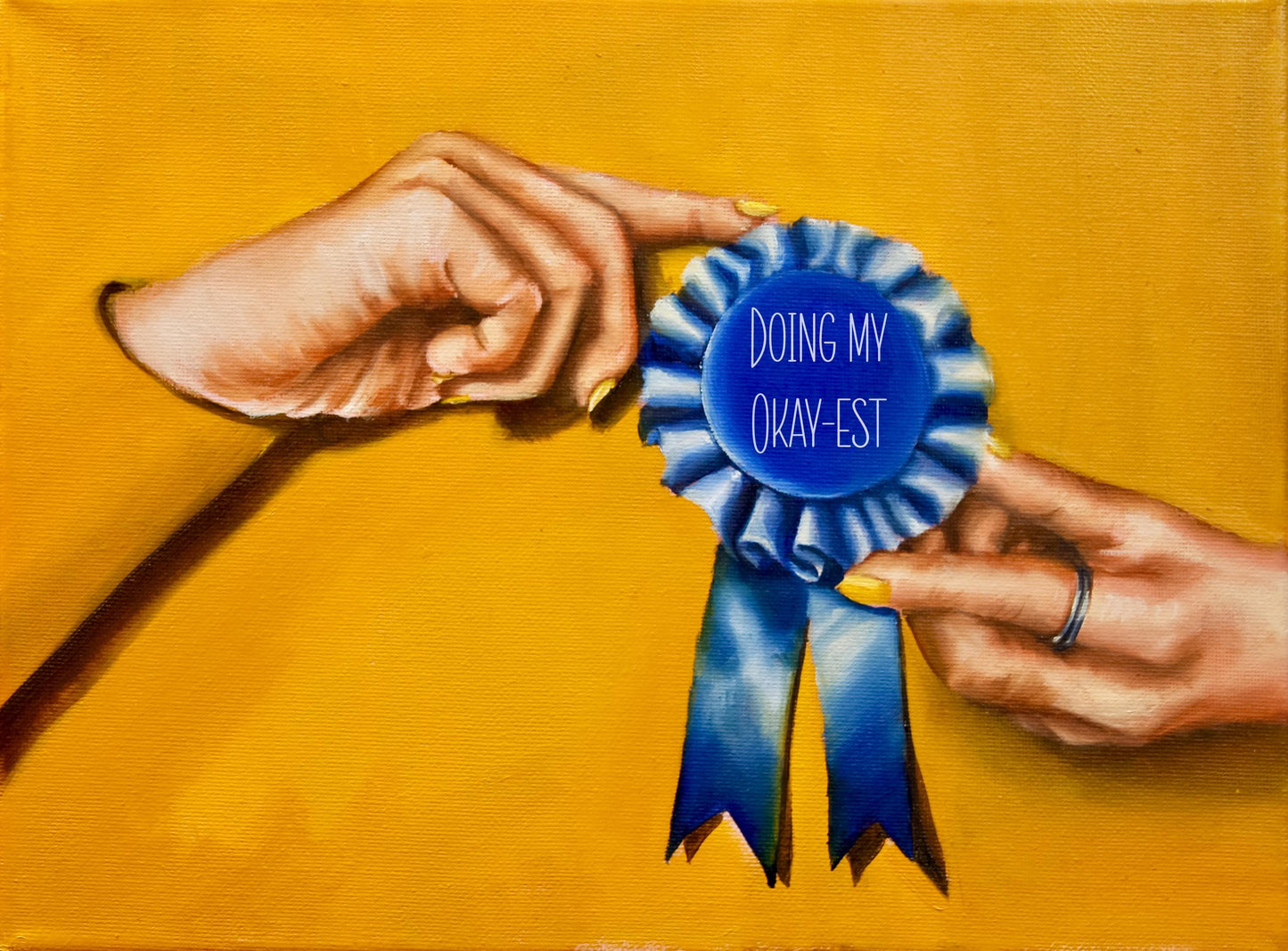 Everyday Bravery custom art print from hand painted original painting