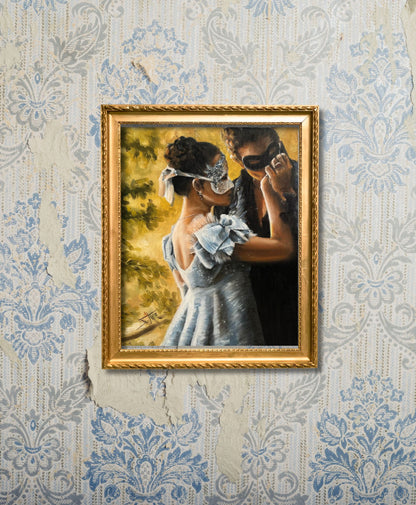 Art & Collectibles of Sophie & Benedict Fine Art Print - Original Painting by SamArtisan