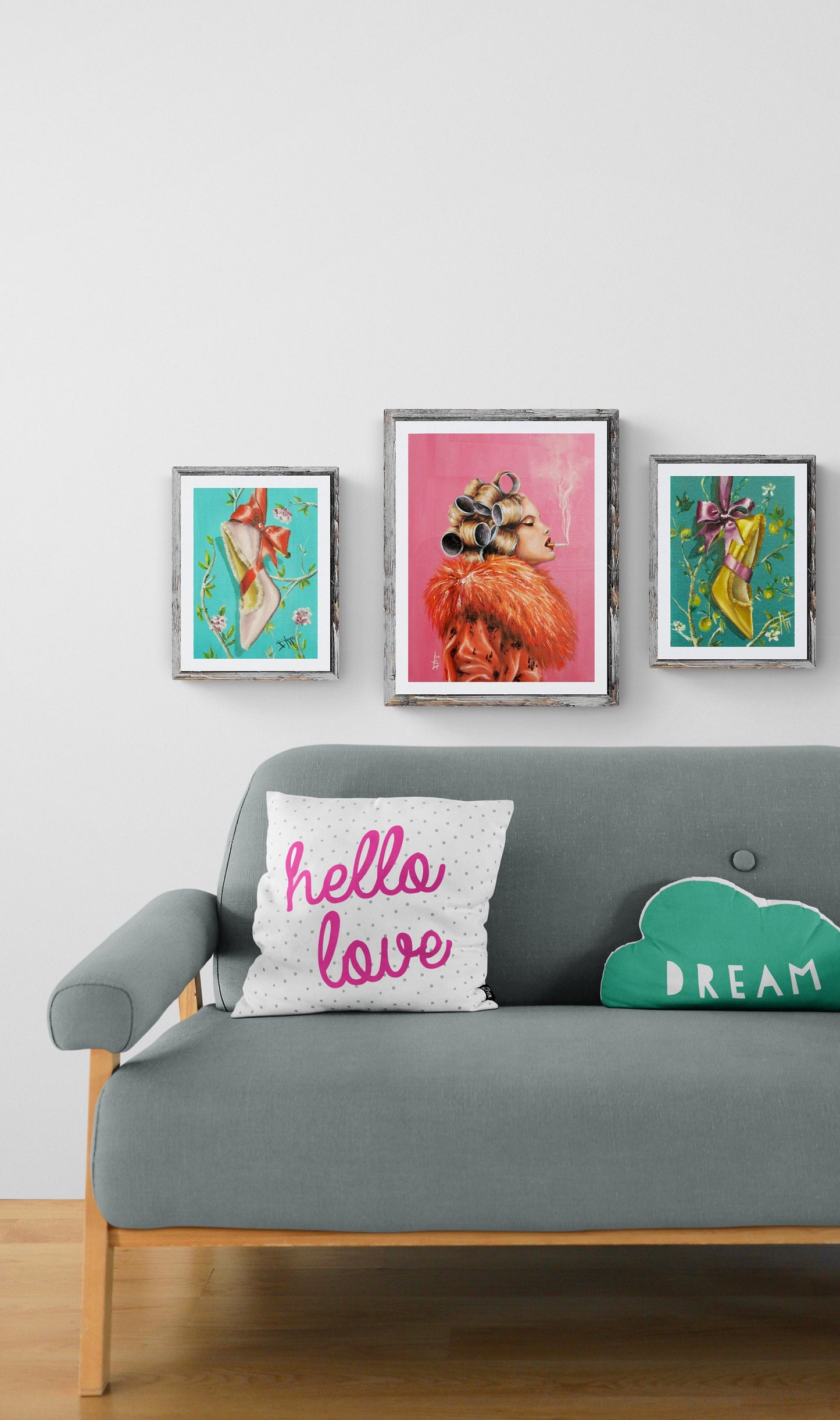 Giclée of Ladies night | signed print from original oil painting |Vogue wall art by SamArtisan