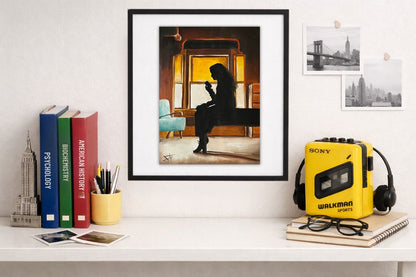 Art & Collectibles of Felicity 90s TV Inspired Nostalgia Art Print by SamArtisan
