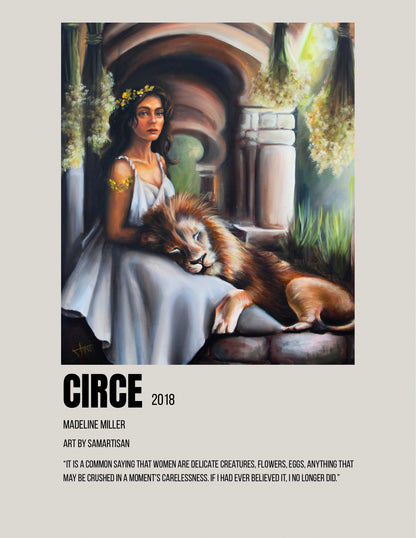 Oil Painting of Circe: Original 24x30" Greek Mythology Oil Painting by SamArtisan