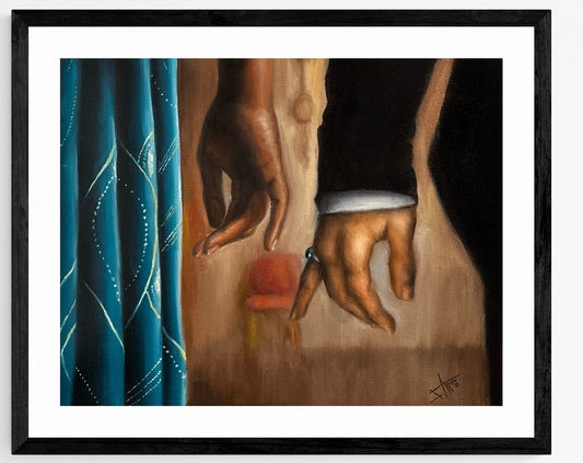 Bridgerton 2 art print from Original oil painting