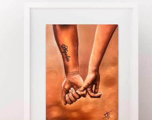 Hopeless- original oil painting inspired by Colleen Hoover’s Hopeless