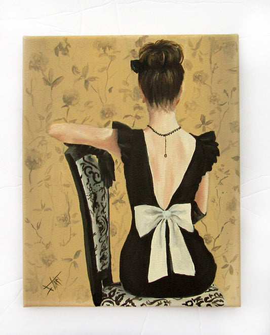 little black dress art print | fashion art print
