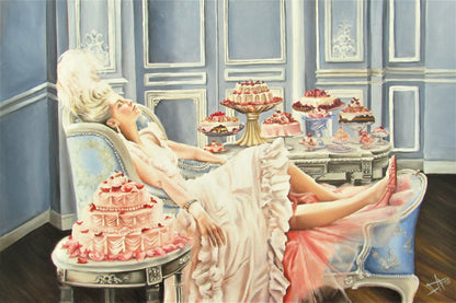 Digital Prints of Marie Antoinette-Art Print by SamArtisan