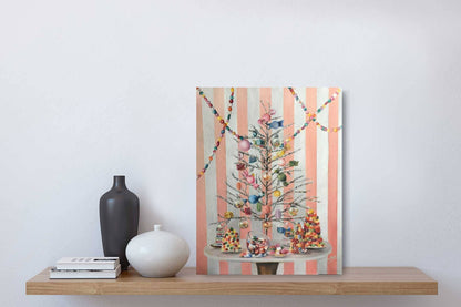 Digital Prints of Candy land , pink Christmas Fine Art print by SamArtisan