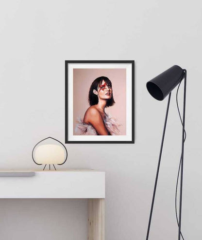 Digital Prints of Party girl art print| stars in her eyes |Retro art print by SamArtisan