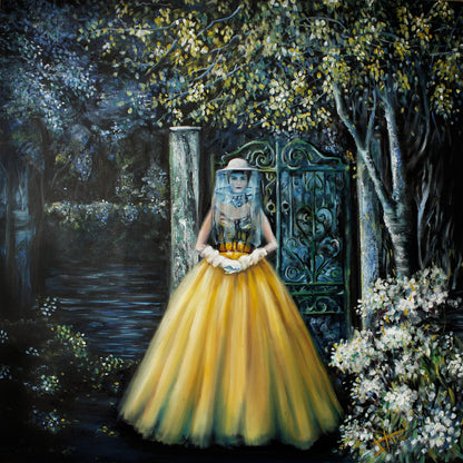 Digital Prints of Queen bee art print "The BeeKeeper" Women Empowerment art print by SamArtisan