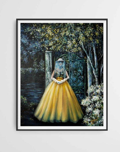 Digital Prints of Queen bee art print "The BeeKeeper" Women Empowerment art print by SamArtisan