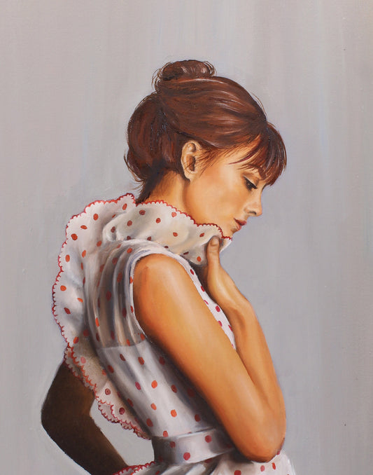 Jane Birkin Vintage portrait art print - retro wall art