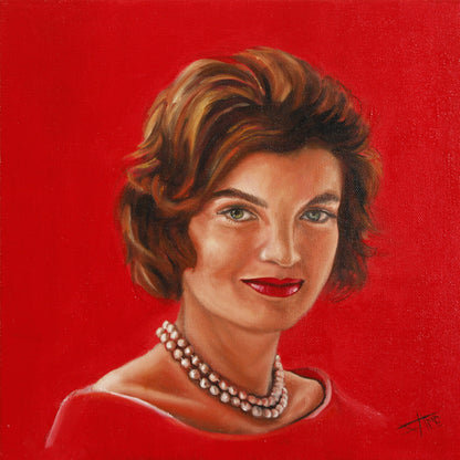 Digital Prints of Jackie Kennedy art print | First Lady and Fashion icon Jacqueline Kennedy Onassis by SamArtisan