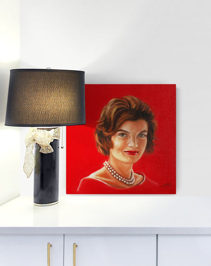 Digital Prints of Jackie Kennedy art print | First Lady and Fashion icon Jacqueline Kennedy Onassis by SamArtisan