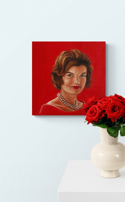 Digital Prints of Jackie Kennedy art print | First Lady and Fashion icon Jacqueline Kennedy Onassis by SamArtisan