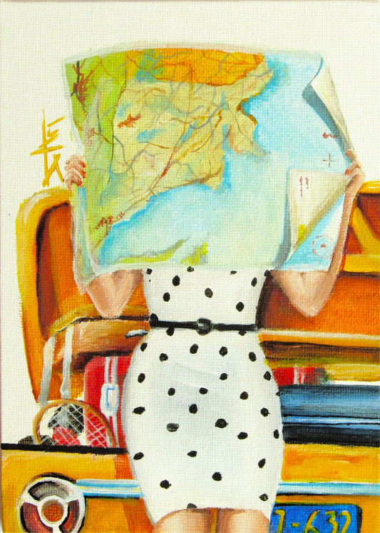 Vintage travel art print