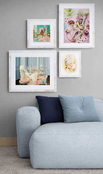 Digital Prints of Marie Antoinette instant gallery wall art, high quality archival fine art prints by SamArtisan