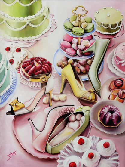 Digital Prints of Marie Antoinette instant gallery wall art, high quality archival fine art prints by SamArtisan