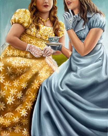 Art & Collectibles of Spill the tea,Regency Art Art print by SamArtisan