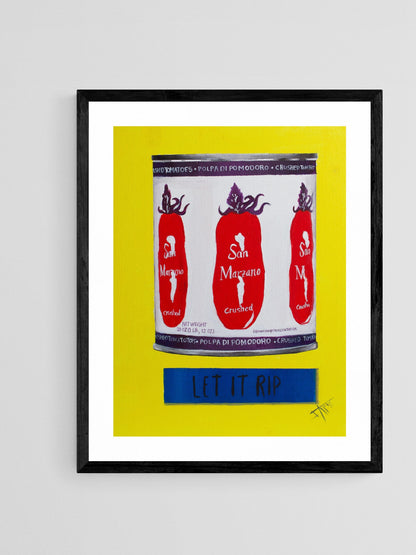 Digital Prints of The Bear | Let it Rip| San Marzano kitchen wall art print by SamArtisan