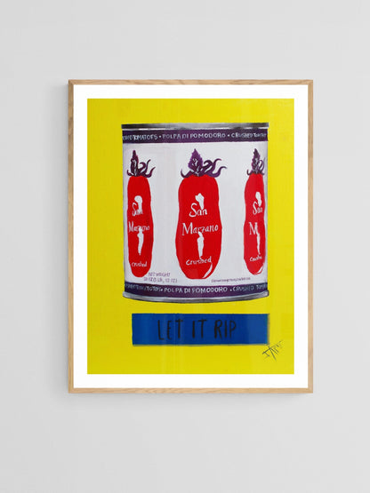 Digital Prints of The Bear | Let it Rip| San Marzano kitchen wall art print by SamArtisan