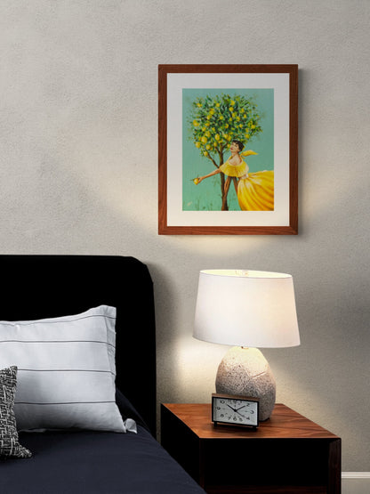 Digital Prints of Audrey by the Lemon Tree | Chinoiserie art print by SamArtisan
