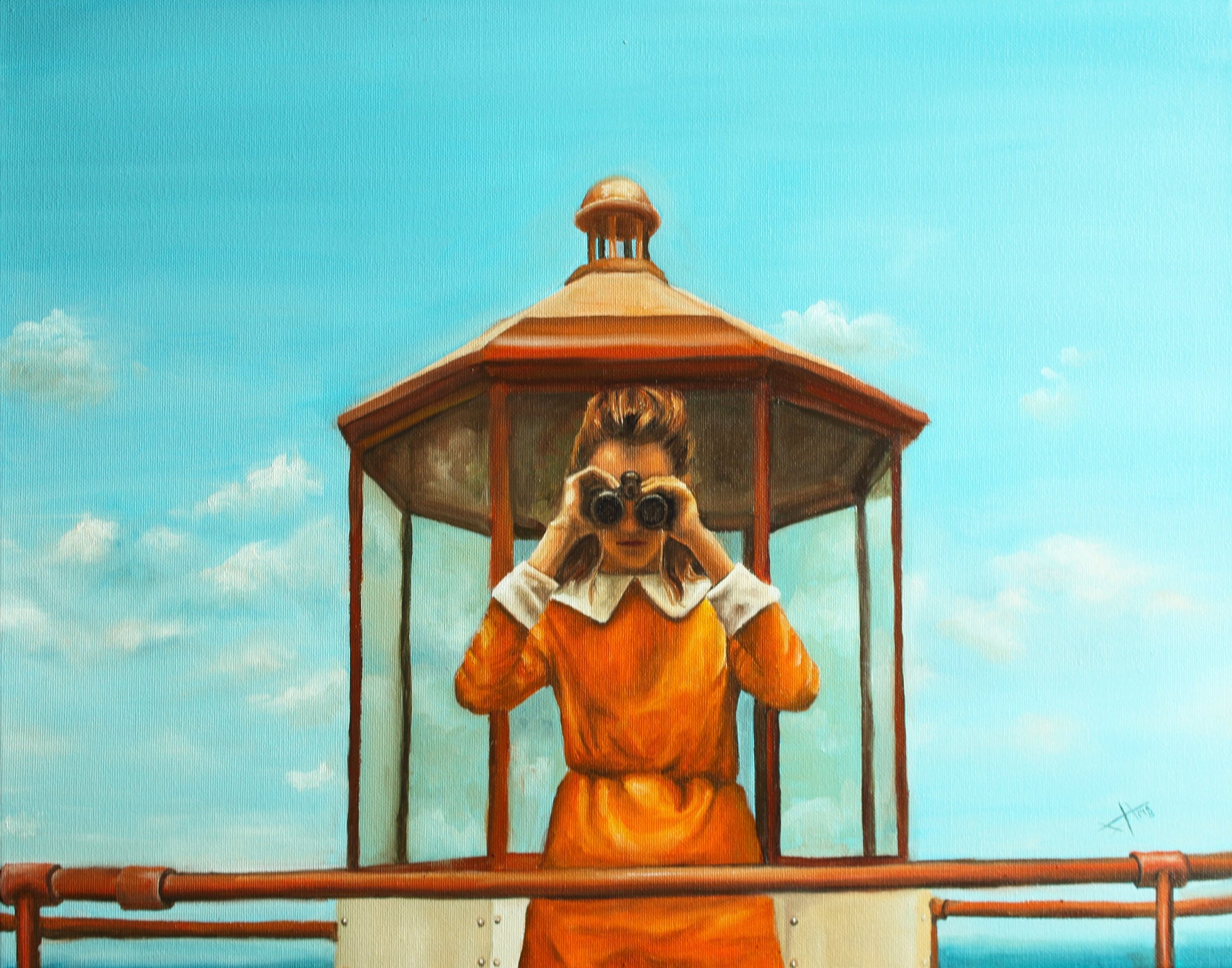 Moonrise Kingdom Wes Anderson inspired art of Suzy Bishop