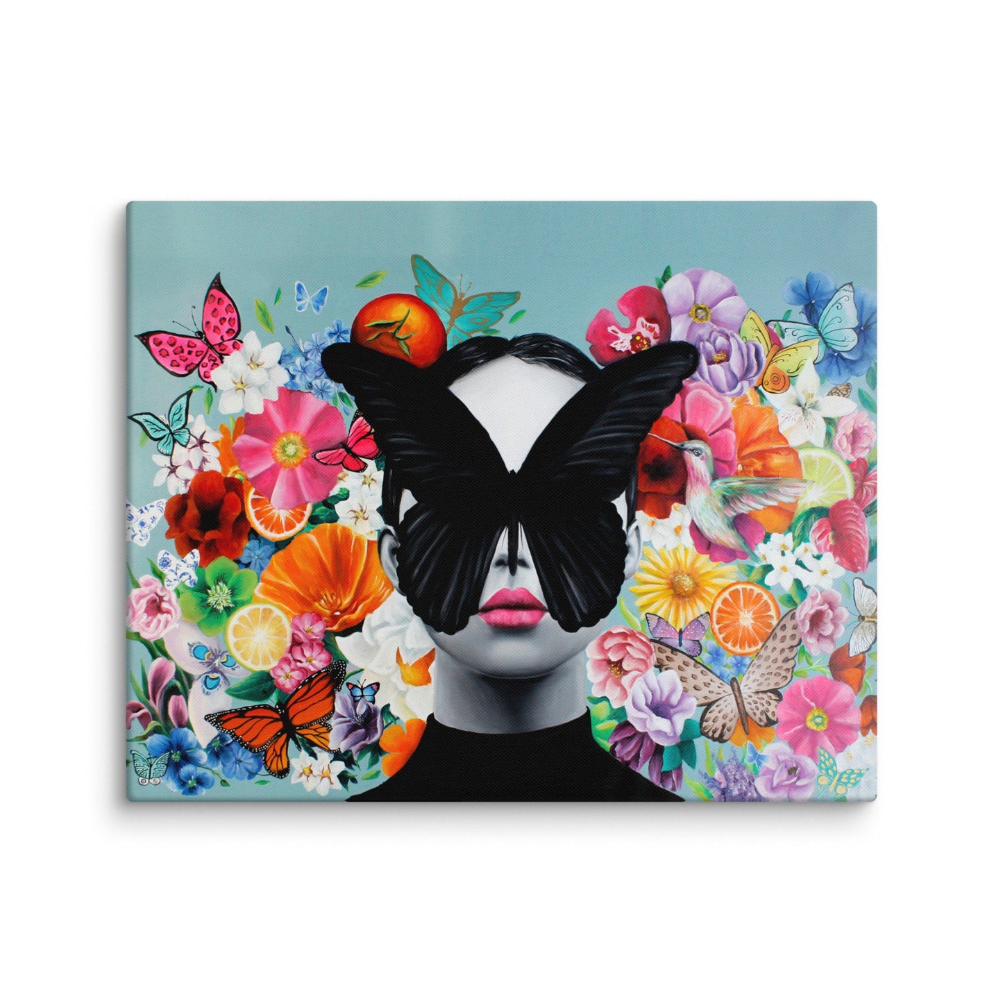 Bloom | Canvas Art print , feminine and floral explosion
