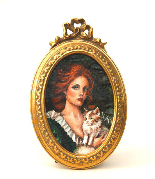 Small original oil painting | Stella and Specks