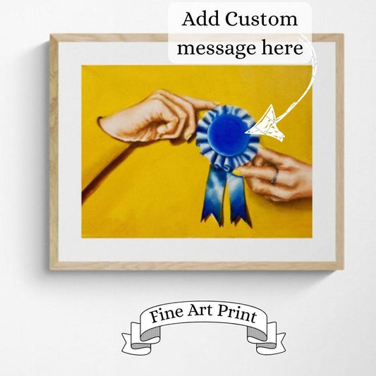 Everyday Bravery custom art print from hand painted original painting