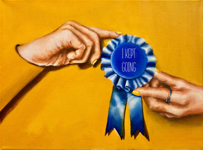 Digital Prints of Everyday Bravery custom art print from hand painted original painting by SamArtisan