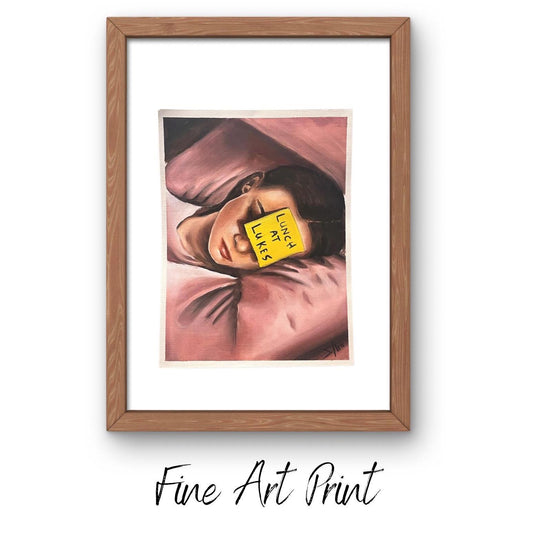 Gilmore girls art print - Lunch at Luke’s - Rory Gilmore