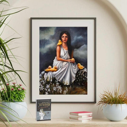 Digital Prints of Pen and Colin wedding - Canvas art print from original oil painting - Regency Art inspired wall art by SamArtisan