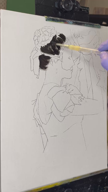 Sophie & Benedict , Fine Art print from Original Painting